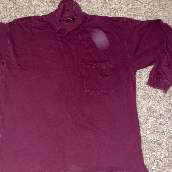 Structure clothing red turtleneck sweater long sleeve - Picture 4 of 5